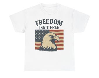 Patriotic Eagle T-Shirt: American Flag, Freedom Tee