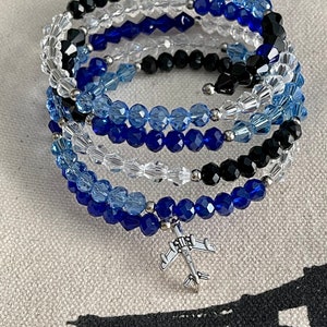 Customizable Memory Wire Wrap Bracelet - One Size Fits All