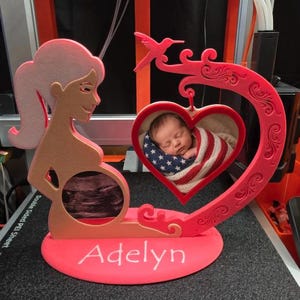 Cadre photo pour échographie de grossesse, présentoir pour sonogramme, cadeau de naissance personnalisé, souvenir pour nouvelle maman, décoration pour future maman, porte-photos de maternité