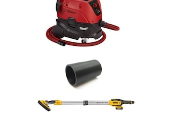 Dewalt Drywall Sander to Milwaukee HEPA Vacuum Adapter