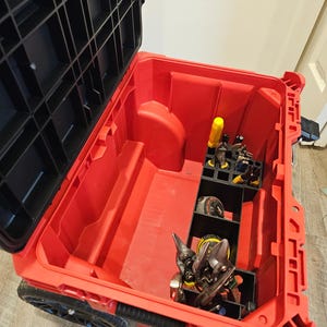Hand tool organizer compatible with Milwaukee Packout rolling toolbox - Tools/Packout NOT Included