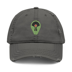 Absolute Martian Embroidered Dad Hat | Distressed Baseball Cap