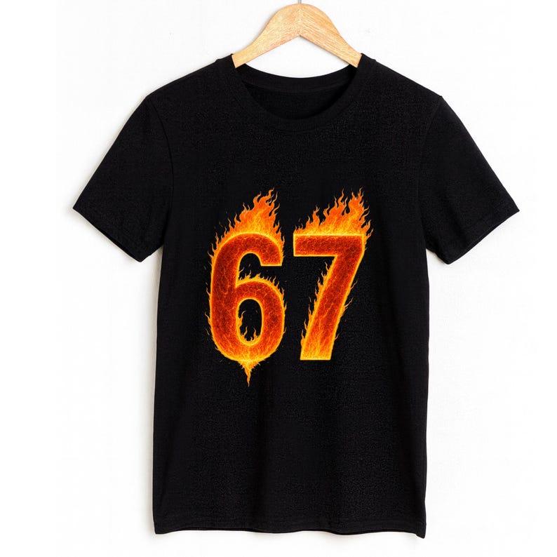 67 Meme Flames Png, Funny Six Seven Gen Alpha Slang Png, Six Seven 67 ...