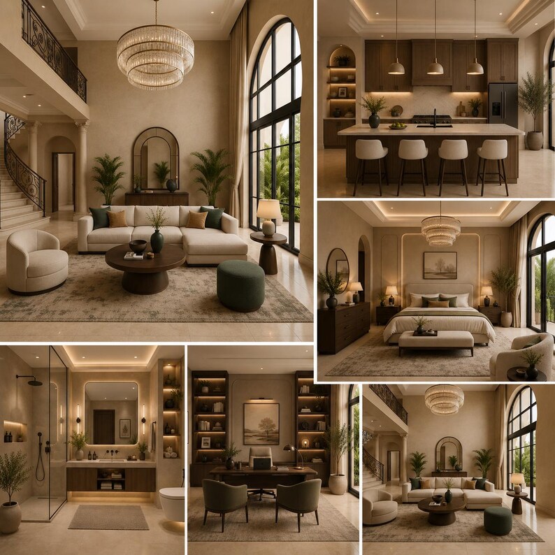 Custom Interior Design | Virtual Room E-design Service | Mood Board ...