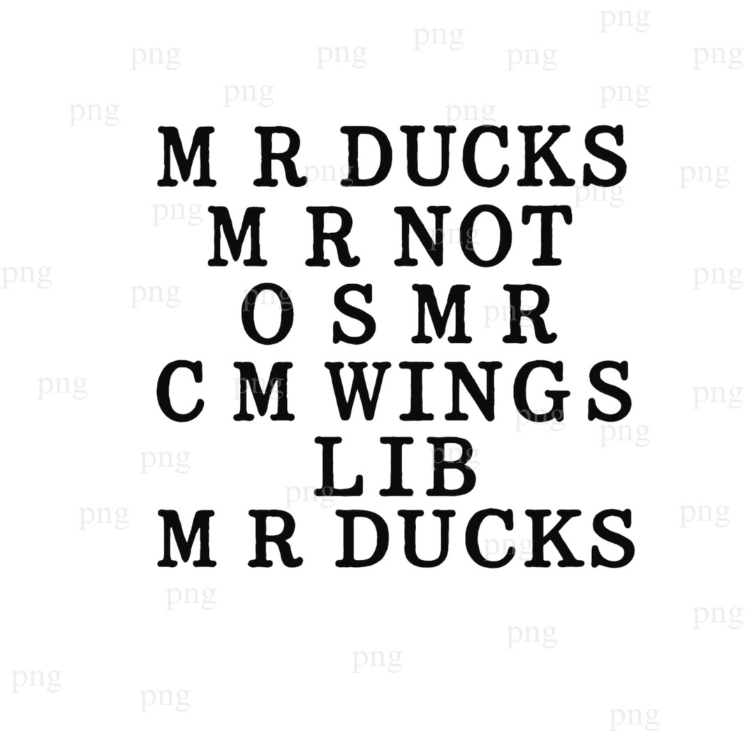 M R Ducks Riddle Picture MR M R Ducks Funny Duck Lover Saying PNG, Southern Humor Phonetic Joke ...