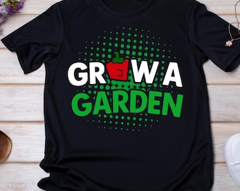 Grow A Garden PNG, grappig tuinieren sublimatieontwerp, gamer tuinman digitale download, plantenliefhebber citaat voor shirts & ambachten