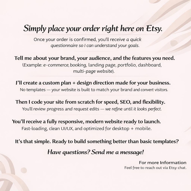 Custom Web Design, Full-Stack Development, UI UX Designer,Unlimited Revisions, E-Commerce, Mobile Friendly image 3