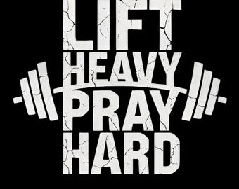 Lift Heavy Pray Hard Png , Gym Christian Png , Lift Heavy Pray Hard Gift For Christian Png , Trendy Christ Gym Buddy Png ,Bodybuilder PNG