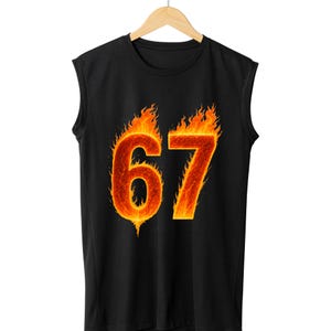 67 Meme Flames Png, Funny Six Seven Gen Alpha Slang Png, Six Seven 67 ...