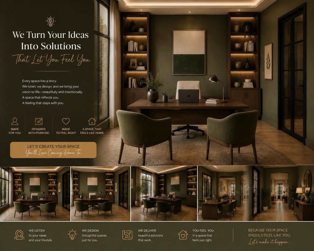 Custom Interior Design | Virtual Room E-design Service | Mood Board ...