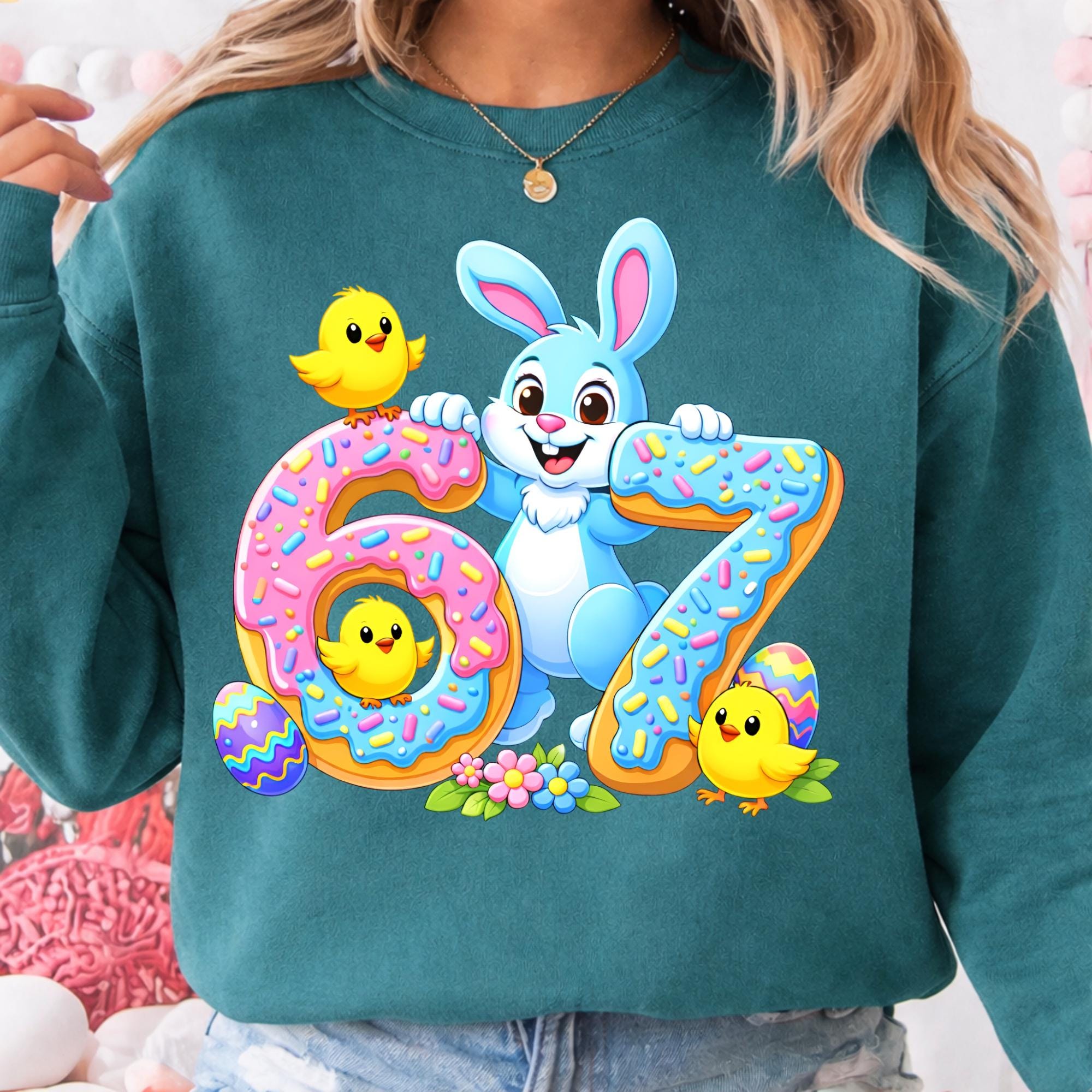 Happy Easter Day 67 Bunny PNG, Six Seven Easter Day, 67 Easter Egg Png ...