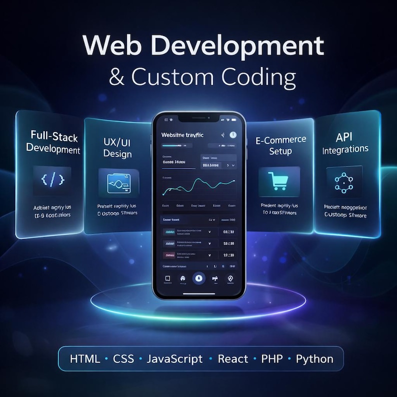 Custom Website Design |Professional Business Website | Shopify,WordPress or React Website | Full Stack Web Development |UI UX Design Service image 2