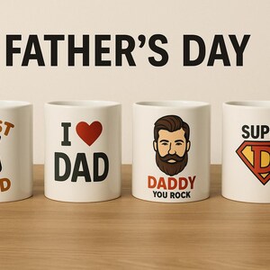 Caneca de café para o dia dos pais – Presente engraçado para o pai – O melhor pai de todos os tempos – Eu amo o papai – Superpai – Papai, você arrasa – Presente para ele