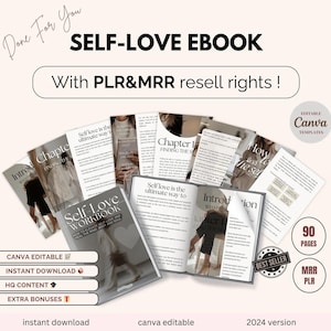 PLR Self-Help eBook | Personal Development Ebooks | Editable Digital Downloads | MMR