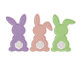Pastell Hasen – Oster Peeps Stickdatei