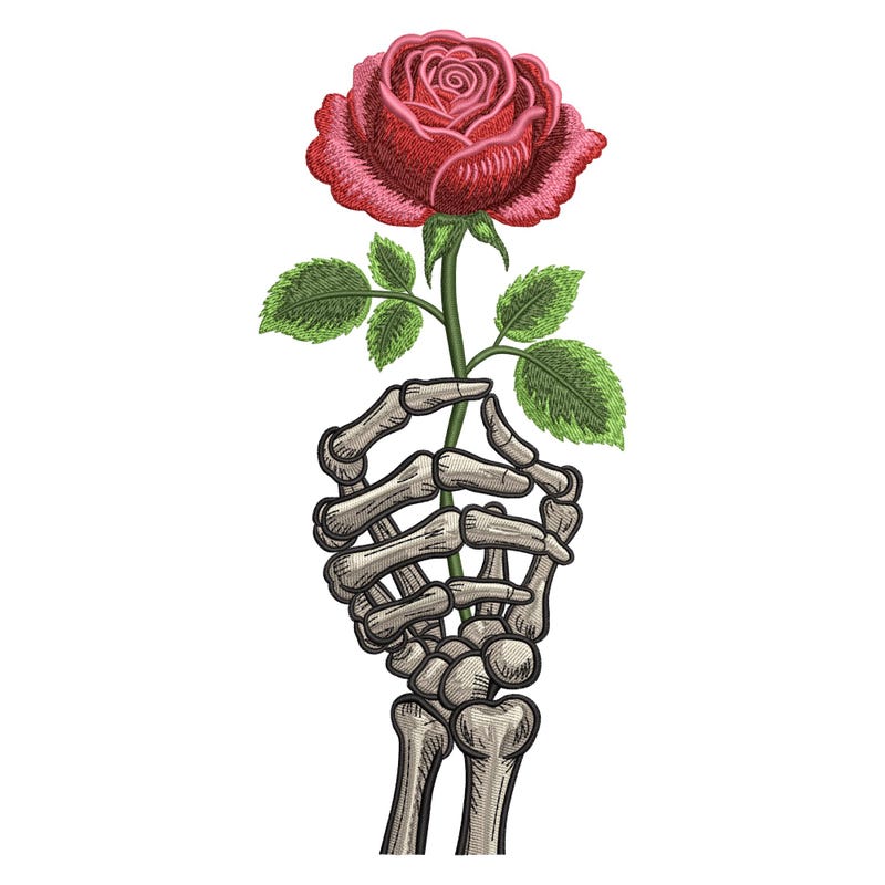 Roses Skeleton - Etsy
