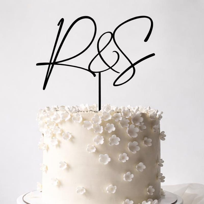 Cake Topper Inscription Sample TimelessToucheStudio - Etsy