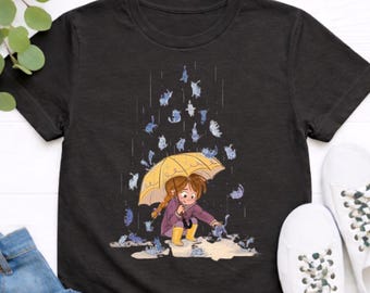 Cozy Gift with Painting of Toddler Girl Shirt with Motivational Painted Drawing, Weird Gifts, Kindness shirt, Kawaii clothes, Be kind shirt
