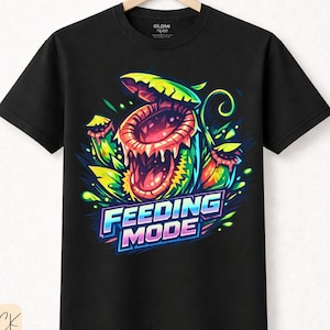 Lustiges Nepenthes-Shirt | Fressmodus | Perfektes Geschenk für Liebhaber fleischfressender Pflanzen, Geschenkidee für Pflanzenfreunde