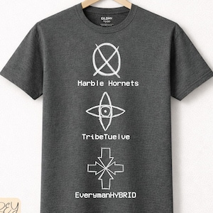 T-shirt Marble Hornets | Static signifie qu'il est là | Produits dérivés Marble Hornets, masque Marble Hornets, Tim Wright Marble Hornets, masque Masky