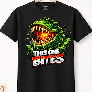 Lustiges Venusfliegenfallen-Shirt | Diese beißt! | Perfektes Geschenk für Liebhaber fleischfressender Pflanzen, Geschenkidee für Pflanzenfreunde