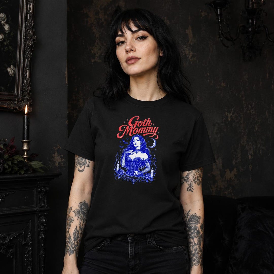 Madness Goth Mommy Shirt, Dark Anime Waifu Tee, Corporate Goth