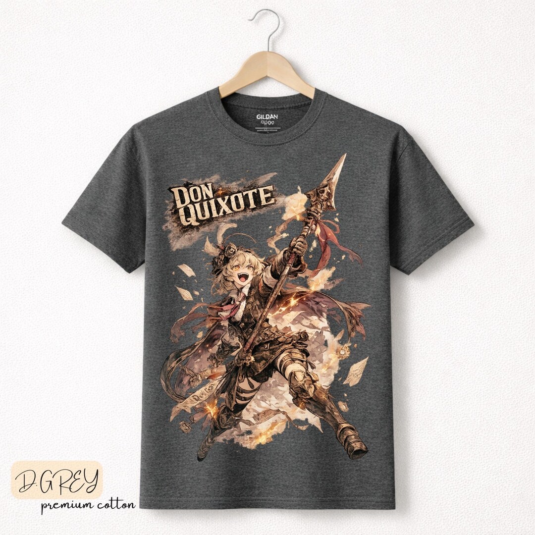 Retro Fanart of Don Quixote Limbus Company Shirt, Limbus Company Merch ...
