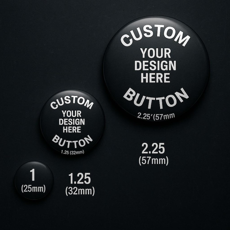 32mm Button Template - Etsy