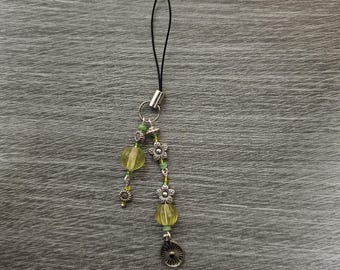 Spring Day Beaded Phone Charm