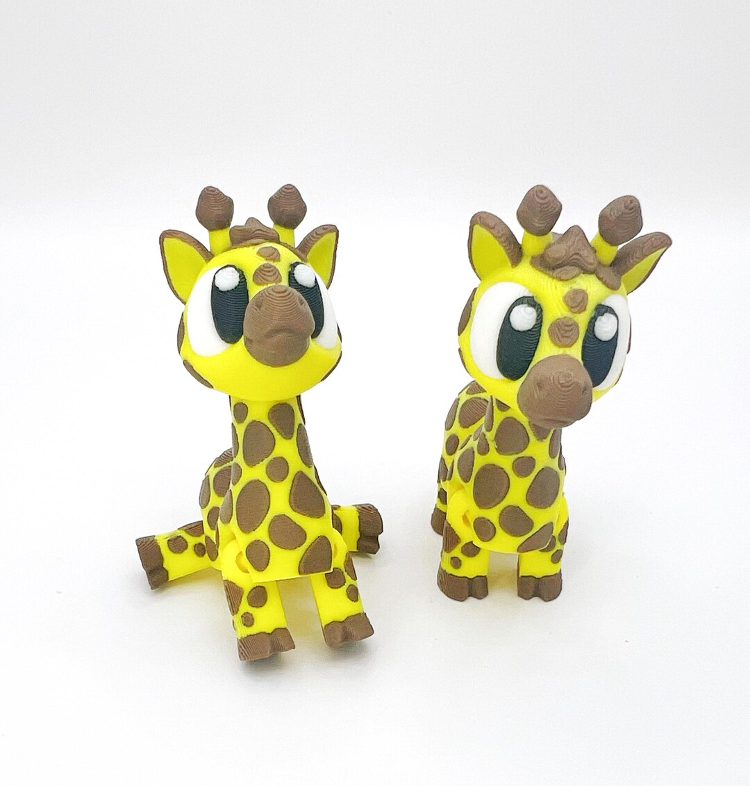 3D Printed Giraffe Fidget | Flexible Articulated Animal Figure ...