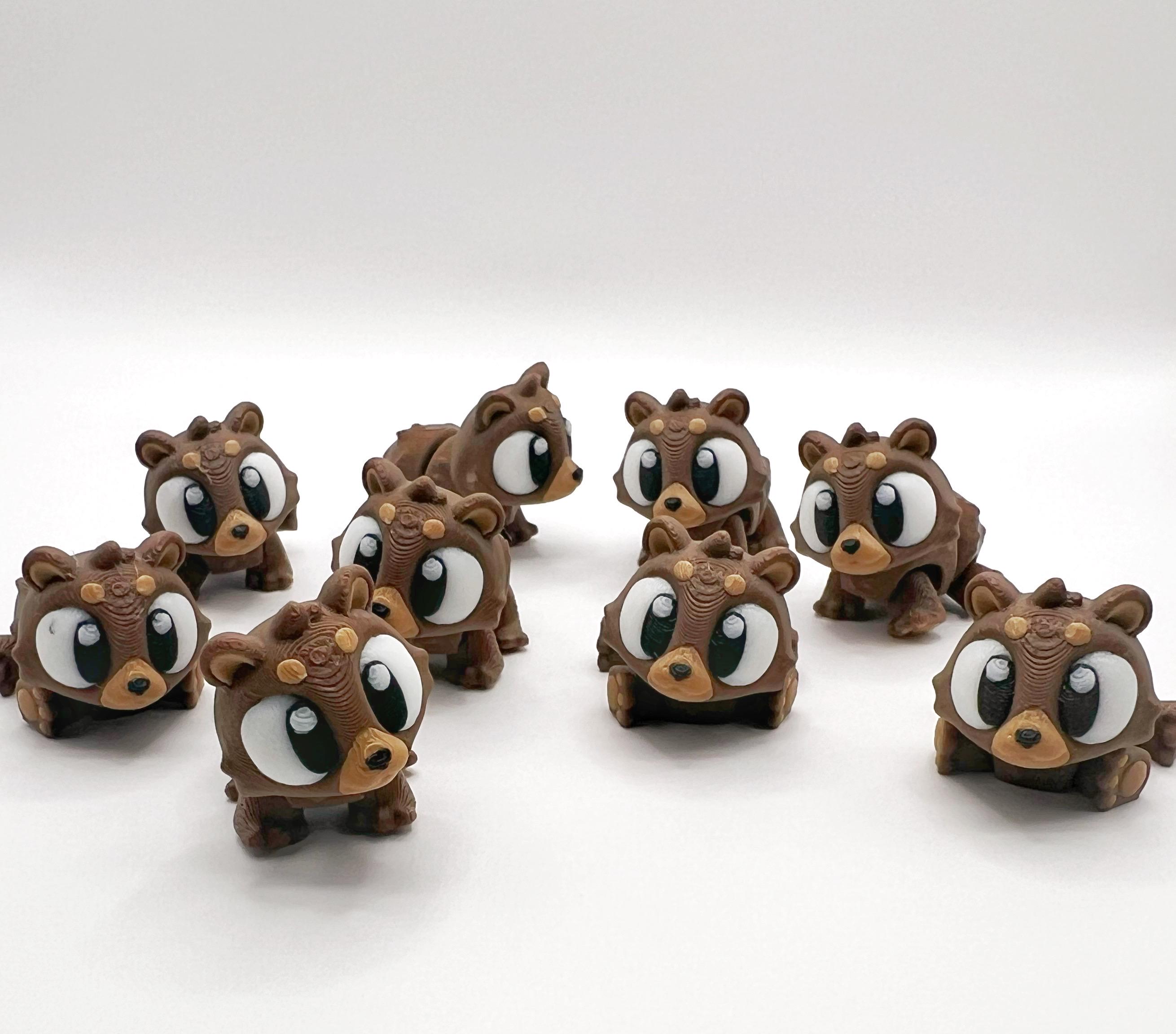 3D Printed Flexi Bear Fidget: Articulated Animal - Etsy