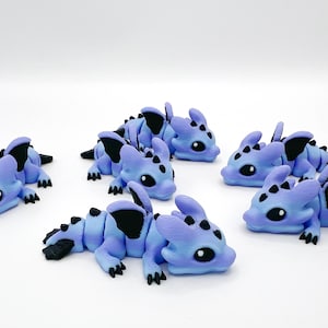 3D Printed Baby Dragon | 3D Printed Baby Dragon Hatchling | Animal Pocket Pal | Hatchling Dragon | Fantasy Gift Lover | Mini Dragon Fidget