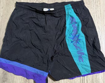 RARE Vintage Deadstock OP Ocean Pacific Longriders Turquoise Blue