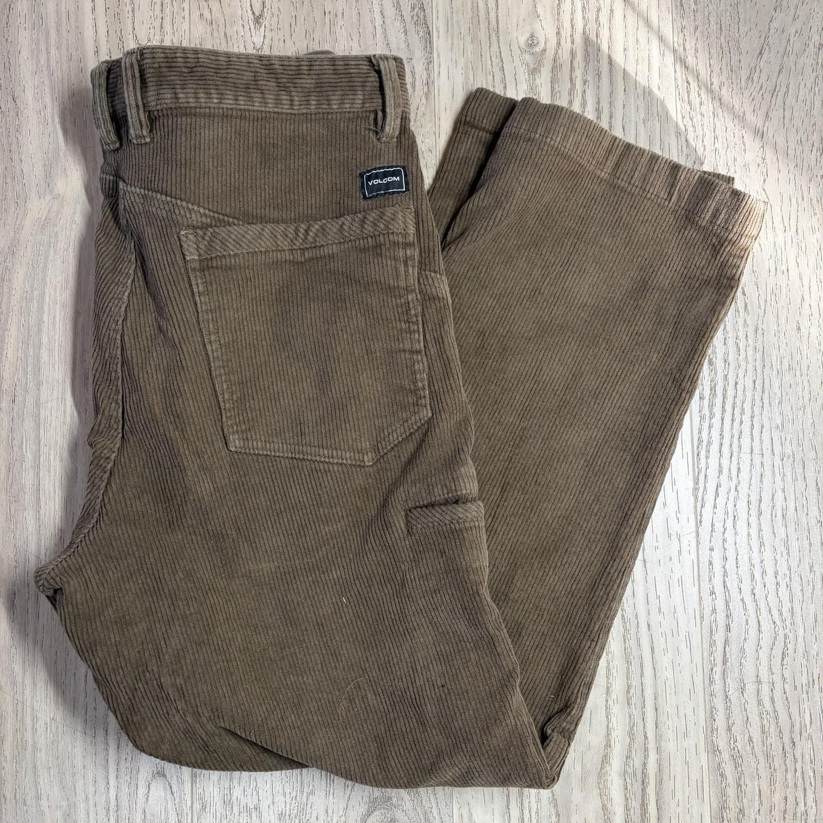 CORDUROY BAKER / CHARCOAL GRAY32 Mens Corduroy Pants Gray 32