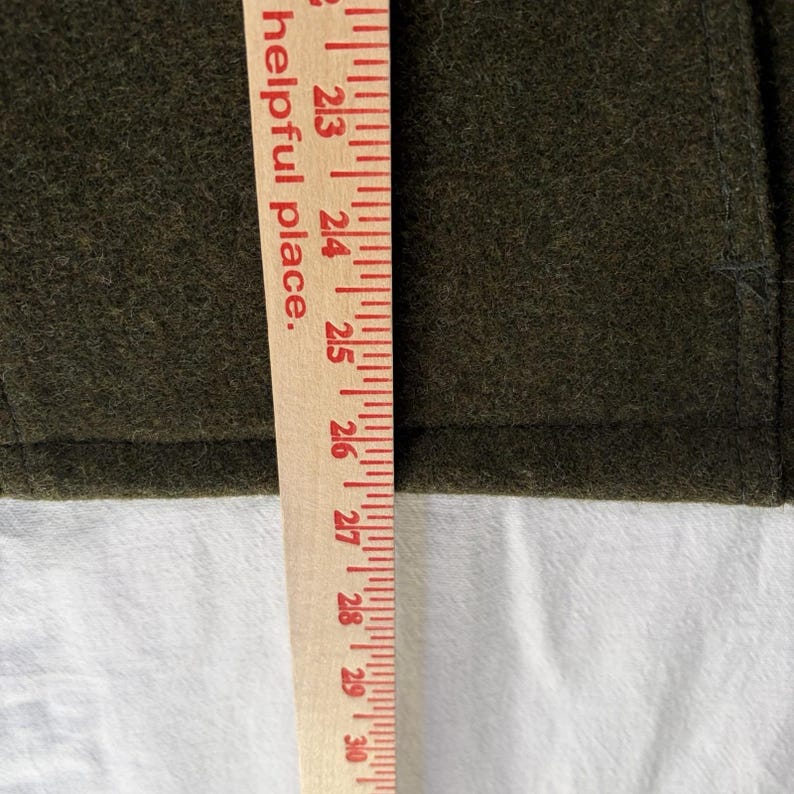 VTG C.C Filson Wool Vest Mens Size 46 Green USA Made Style 20 Hunting Workwear image 4