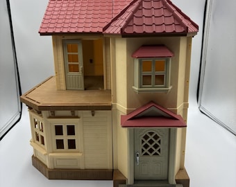 Calico Critters Vintage Red Roof Country Home Doll House Sylvanian Families.