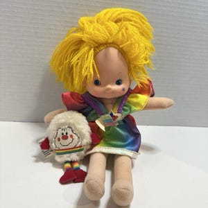 Vintage 1983 Hallmark REGENBOGEN BRITE 10&quot;Plüsch-Puppe