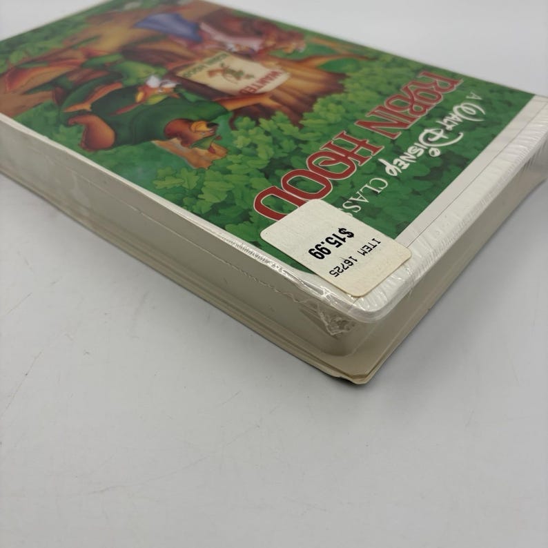 Disney's Robin Hood Black Diamond Vhs Factory Sealed New 91521 - Etsy