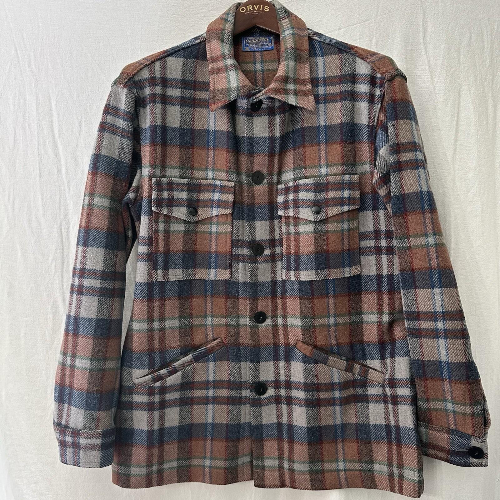 ジャケット・アウター 90s pendleton ombre check wool half coat