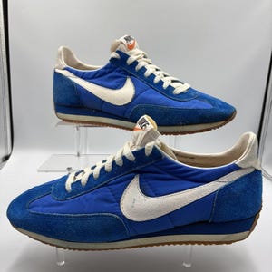 Vtg Nike Cortez Mens 8.5 Blue Made in Taiwan 80s‎ OG Collector Display 801101smi Vintage Nike Cortez Men main image 2