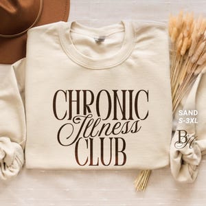 Chronische Krankheit Sweatshirt, individuelles Geschenk für chronische Krankheiten, Chronische Schmerzen Pullover, unsichtbare Krankheit Rundhalsausschnitt, personalisiertes POTS-Sweatshirt