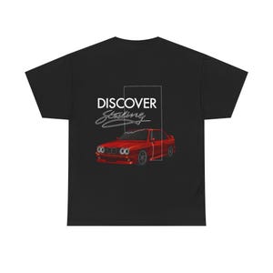 Car T-Shirt E30 Graphic Black