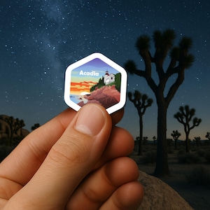 National Park Stickers Pack: 63 US Parks Vinyl Decals for Water Bottles