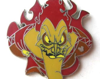 Vintage Hercules Hades Hidden Mickey Walt Disney Enamel Pin