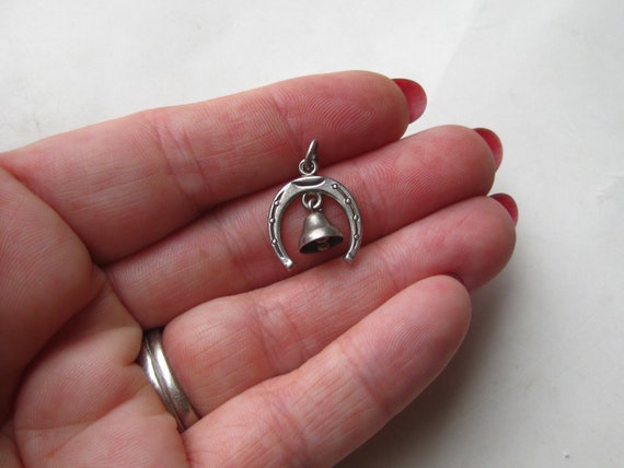 Vintage Good Luck Charm Sterling Silver Lucky Hor… - image 9