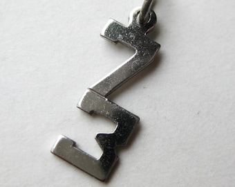 Vintage Charm Sterling Silver Class of 73 High School Graduation 1973 Bracelet Charm
