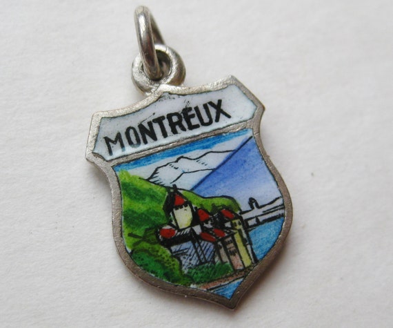 Vintage Charm Montreux Geneva Switzerland 800 Sil… - image 4