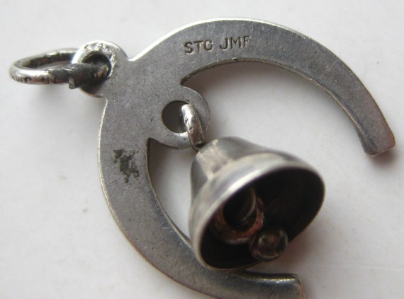 Vintage Good Luck Charm Sterling Silver Lucky Hor… - image 7