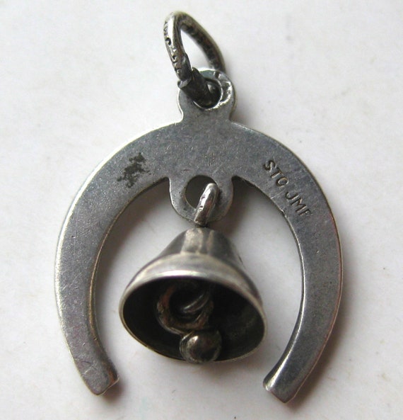 Vintage Good Luck Charm Sterling Silver Lucky Hor… - image 5