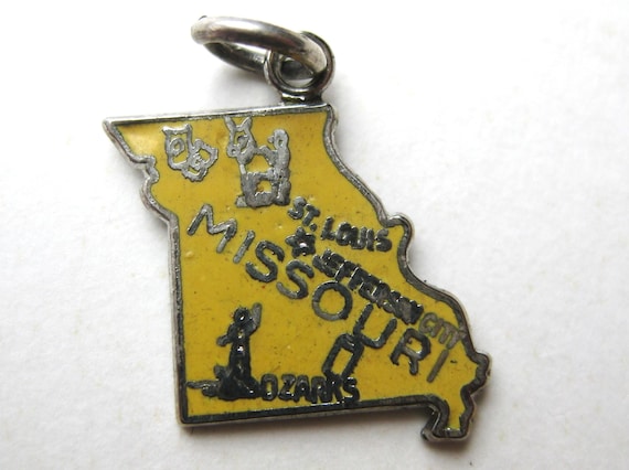 Missouri State Map Charm Pendant - 925 Sterling Silver, Show-Me State Necklace Or Bracelet Charm - View #10